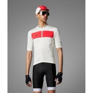 *NWT Men's Size XL Adidas Heritage Tempo 3-Stripes Cycling Performance Jersey